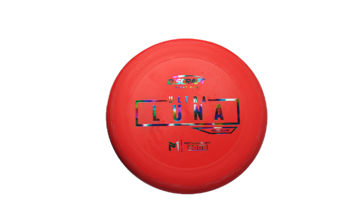 Discraft First Run Paul McBeth Putter Line Hard Ultra-Luna Putter Front View