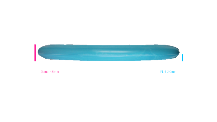 Discraft First Run Paul McBeth Putter Line Hard Ultra-Luna Putter Profile View