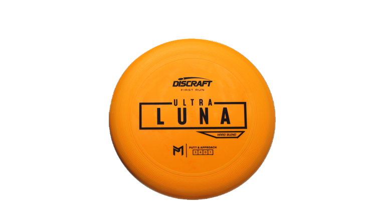 Discraft First Run Paul McBeth Putter Line Hard Ultra-Luna Putter Front View