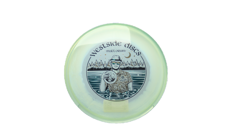 Westside Discs 2026 Matt Orum Team Series VIP-X Moonshine Ring Maiden Putter Front View
