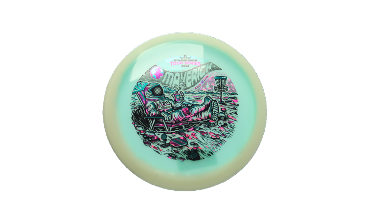 Dynamic Discs 2026 Zach Melton Team Series Lucid-X Moonshine Orbit Maverick Fairway Driver Front View