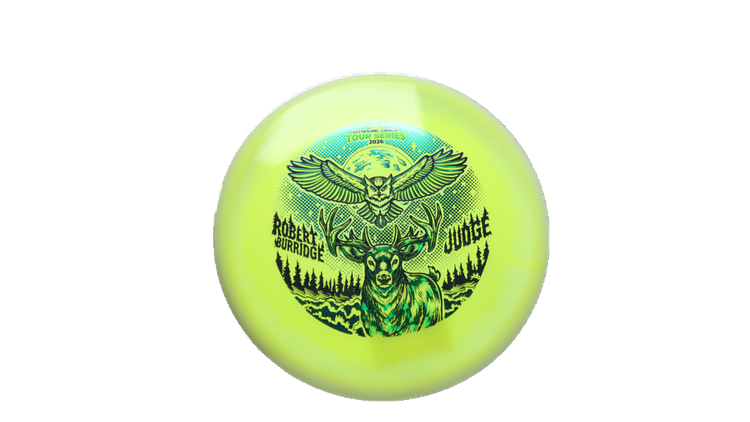 Dynamic Discs 2026 Robert Burridge Team Series Lucid-X Moonshine Orbit Judge Putter Front View