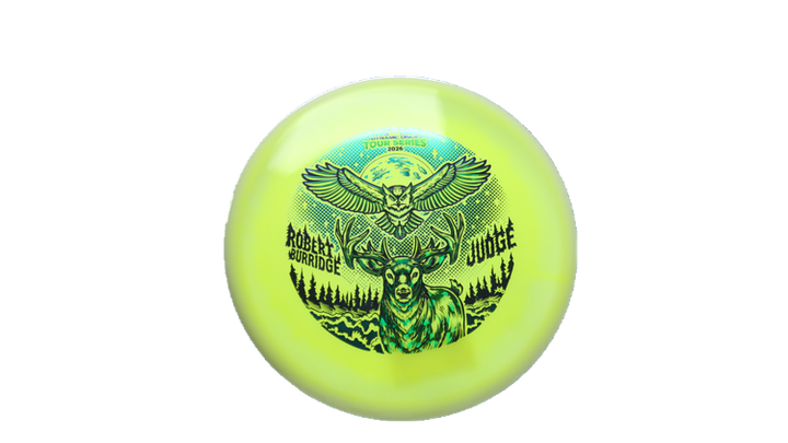 Dynamic Discs 2026 Robert Burridge Team Series Lucid-X Moonshine Orbit Judge Putter Front View