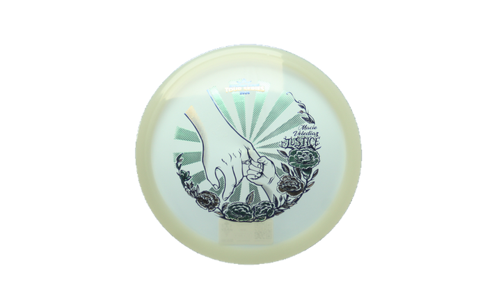 Dynamic Discs 2026 Macie Velediaz Team Series Lucid-Ice Moonshine Justice Midrange Front View
