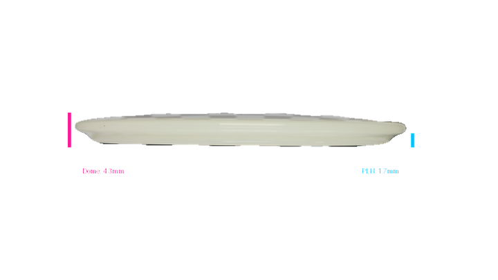 Dynamic Discs 2026 Macie Velediaz Team Series Lucid-Ice Moonshine Justice Midrange Profile View
