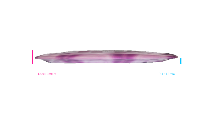 Dynamic Discs 2026 Parker Welck Team Series Supreme Burst General Distance Driver Profile View