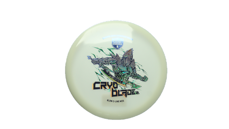 Discmania 2026 Gannon Buhr Signature Series Cryo Blade 2 Glow C-Line MD5 Midrange Front View