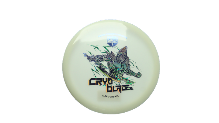 Discmania 2026 Gannon Buhr Signature Series Cryo Blade 2 Glow C-Line MD5 Midrange Front View