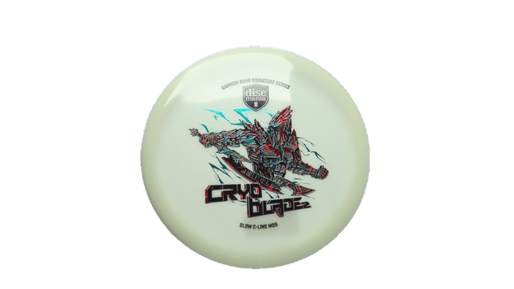 Discmania 2026 Gannon Buhr Signature Series Cryo Blade 2 Glow C-Line MD5 Midrange Front View