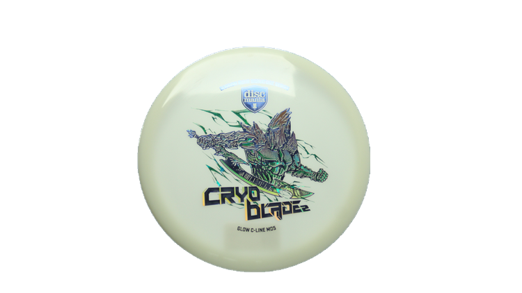 Discmania 2026 Gannon Buhr Signature Series Cryo Blade 2 Glow C-Line MD5 Midrange Front View