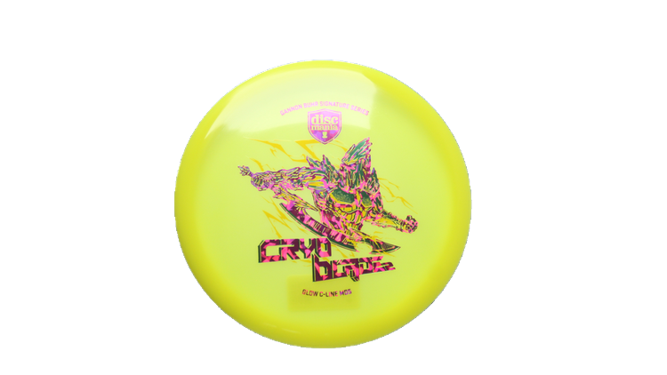 Discmania 2026 Gannon Buhr Signature Series Cryo Blade 2 Glow C-Line MD5 Midrange Front View