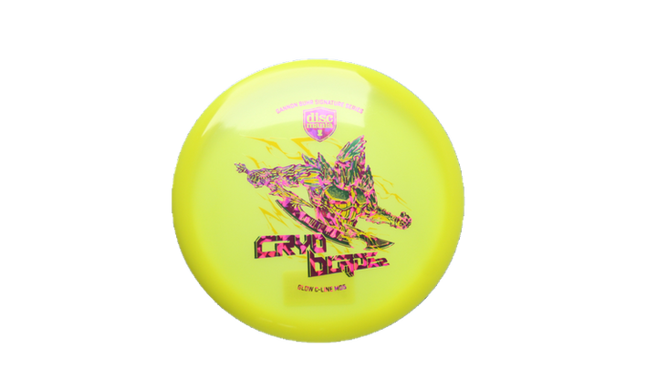 Discmania 2026 Gannon Buhr Signature Series Cryo Blade 2 Glow C-Line MD5 Midrange Front View