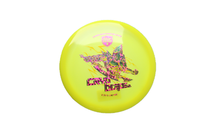 Discmania 2026 Gannon Buhr Signature Series Cryo Blade 2 Glow C-Line MD5 Midrange Front View