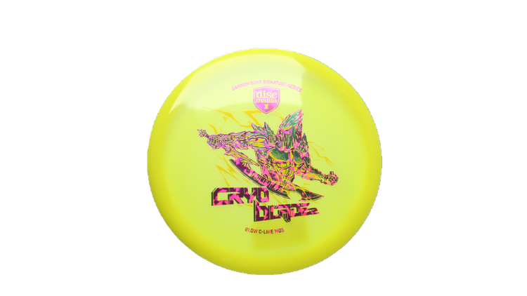 Discmania 2026 Gannon Buhr Signature Series Cryo Blade 2 Glow C-Line MD5 Midrange Front View