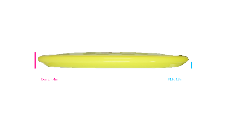 Discmania 2026 Gannon Buhr Signature Series Cryo Blade 2 Glow C-Line MD5 Midrange Profile View
