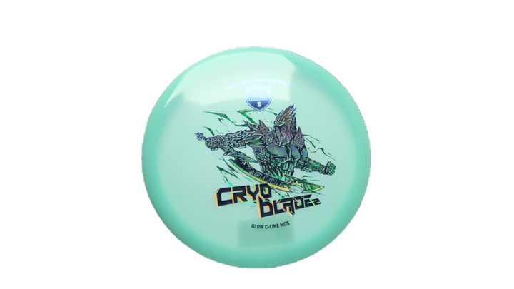 Discmania 2026 Gannon Buhr Signature Series Cryo Blade 2 Glow C-Line MD5 Midrange Front View