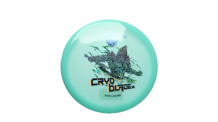 Discmania 2026 Gannon Buhr Signature Series Cryo Blade 2 Glow C-Line MD5 Midrange Front View