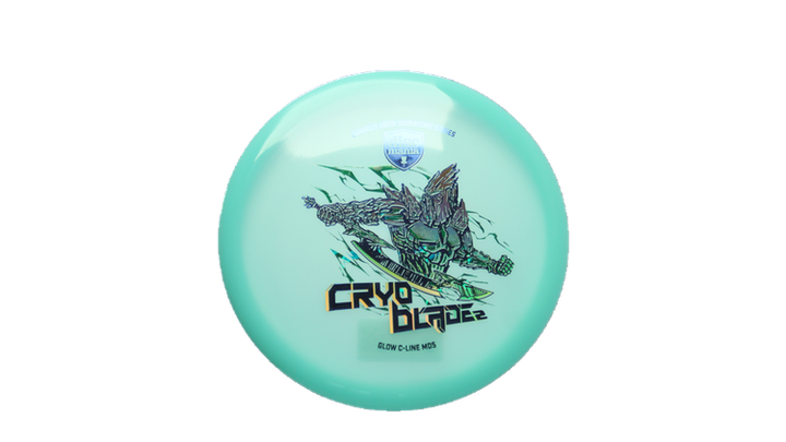 Discmania 2026 Gannon Buhr Signature Series Cryo Blade 2 Glow C-Line MD5 Midrange Front View