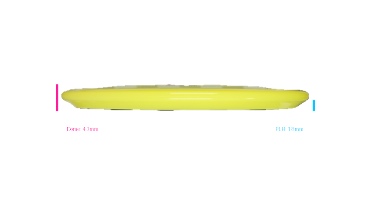 Discmania 2026 Gannon Buhr Signature Series Cryo Blade 2 Glow C-Line MD5 Midrange Profile View