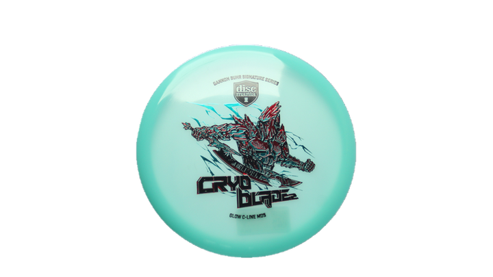 Discmania 2026 Gannon Buhr Signature Series Cryo Blade 2 Glow C-Line MD5 Midrange Front View