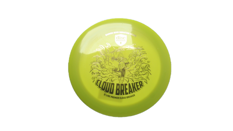 Discmania 2026 Gannon Buhr Signature Series Premier Q-Line Cloud Breaker Distance Driver Front View