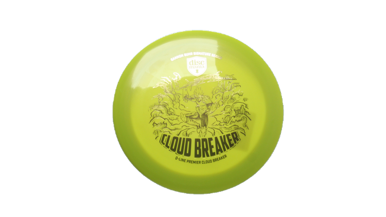 Discmania 2026 Gannon Buhr Signature Series Premier Q-Line Cloud Breaker Distance Driver Front View