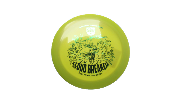 Discmania 2026 Gannon Buhr Signature Series Premier Q-Line Cloud Breaker Distance Driver Front View