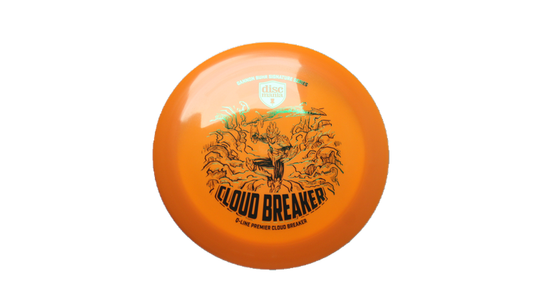 Discmania 2026 Gannon Buhr Signature Series Premier Q-Line Cloud Breaker Distance Driver Front View