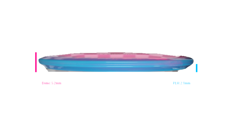 Discmania 2026 Green Mountain Championship Fundraiser Glow Horizon C-Line MD4 Midrange Profile View