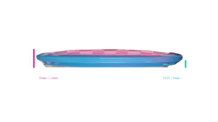 Discmania 2026 Green Mountain Championship Fundraiser Glow Horizon C-Line MD4 Midrange Profile View