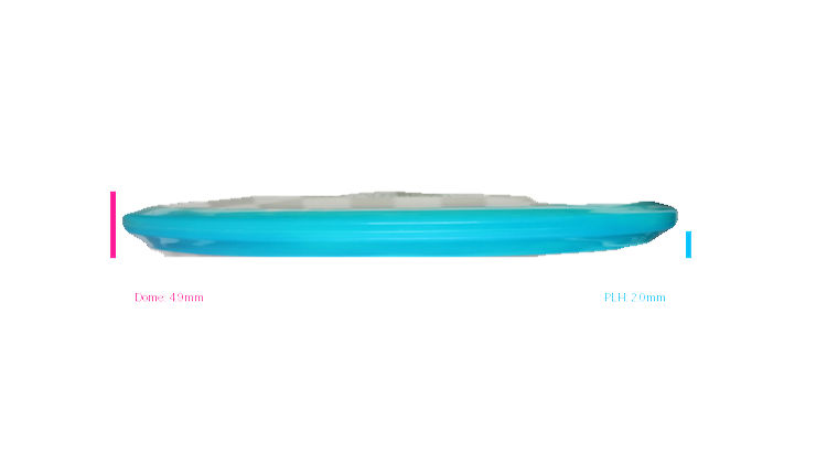 Discmania 2026 Green Mountain Championship Fundraiser Glow Horizon C-Line MD4 Midrange Profile View