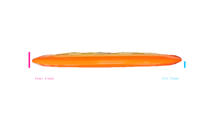 Discmania J-Milly Limited Edition Horizon C-Line Founder Midrange Profile View
