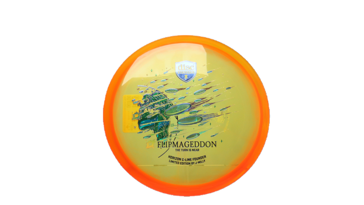 Discmania J-Milly Limited Edition Horizon C-Line Founder Midrange Front View