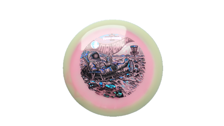 Dynamic Discs 2026 Zach Melton Team Series Lucid-X Moonshine Orbit Maverick Fairway Driver Front View