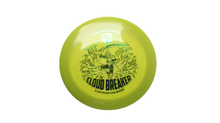Discmania 2026 Gannon Buhr Signature Series Premier Q-Line Cloud Breaker Distance Driver Front View