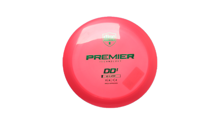 Discmania Premier Q-Line DD1 Distance Driver Front View