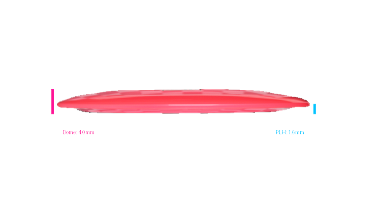 Discmania Premier Q-Line DD1 Distance Driver Profile View