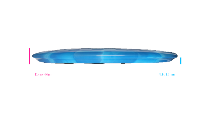 Westside Discs Tournament Rill Warship Midrange Profile View