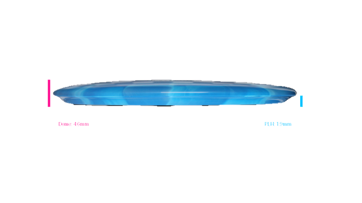Westside Discs Tournament Rill Warship Midrange Profile View