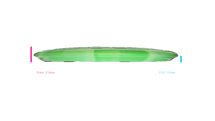 Westside Discs Tournament Rill Warship Midrange Profile View