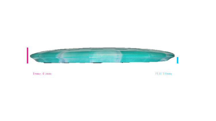 Westside Discs Tournament Rill Warship Midrange Profile View