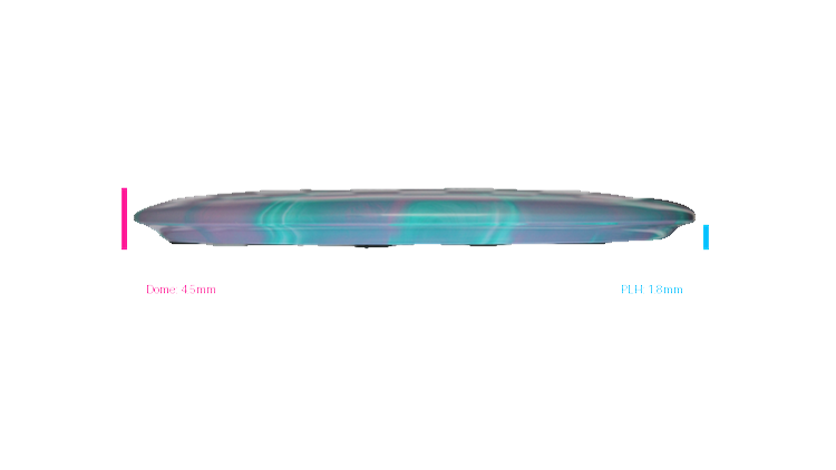 Westside Discs Tournament Rill Warship Midrange Profile View