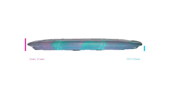 Westside Discs Tournament Rill Warship Midrange Profile View