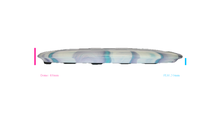Westside Discs Tournament Rill Warship Midrange Profile View