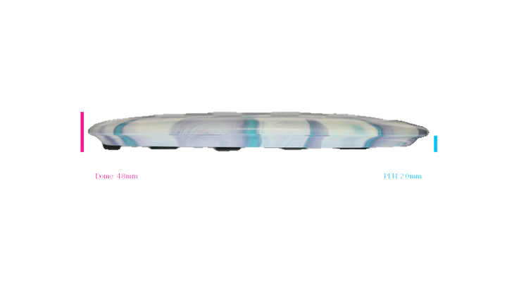 Westside Discs Tournament Rill Warship Midrange Profile View