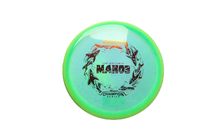 Innova 2026 Kona Montgomery Tour Series MetalFlake Halo Champion Mako3 Midrange Front View