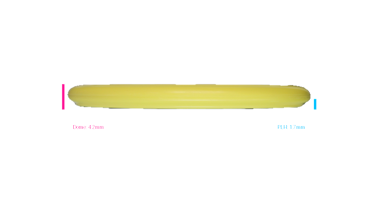 Dynamic Discs 2026 Echo Valley Open Classic Blend Lemon Scented Judge Putter Profile View