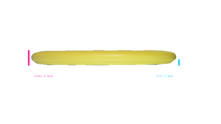 Dynamic Discs 2026 Echo Valley Open Classic Blend Lemon Scented Judge Putter Profile View
