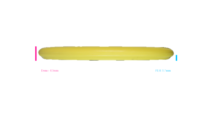 Dynamic Discs 2026 Echo Valley Open Classic Blend Lemon Scented Judge Putter Profile View