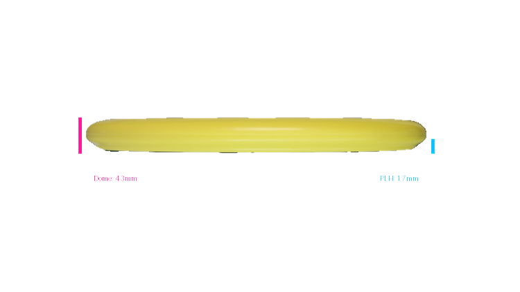 Dynamic Discs 2026 Echo Valley Open Classic Blend Lemon Scented Judge Putter Profile View